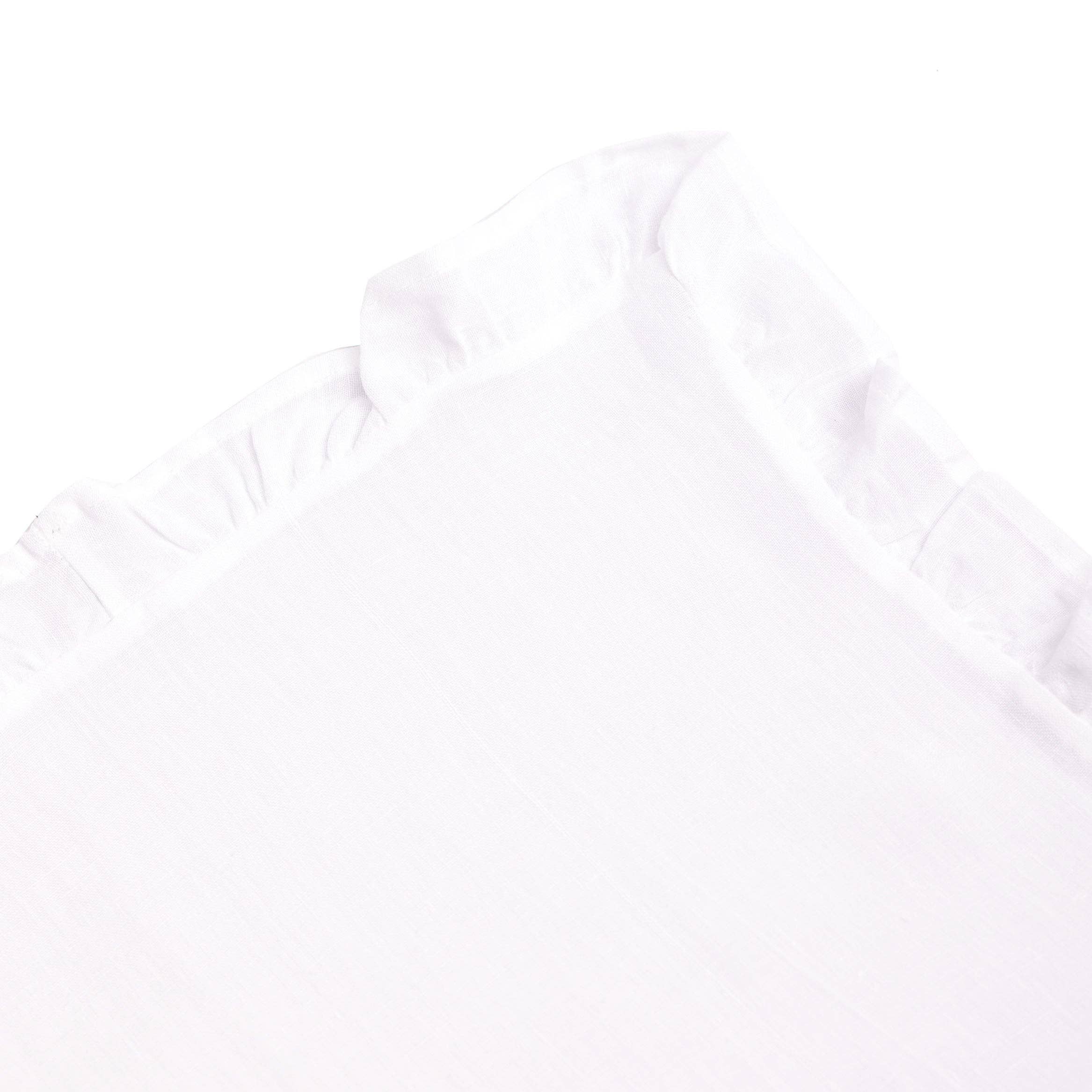 Mariaida Home – wholesale Dinner & cloth napkin – Linen Guardanapa with White Leaf7