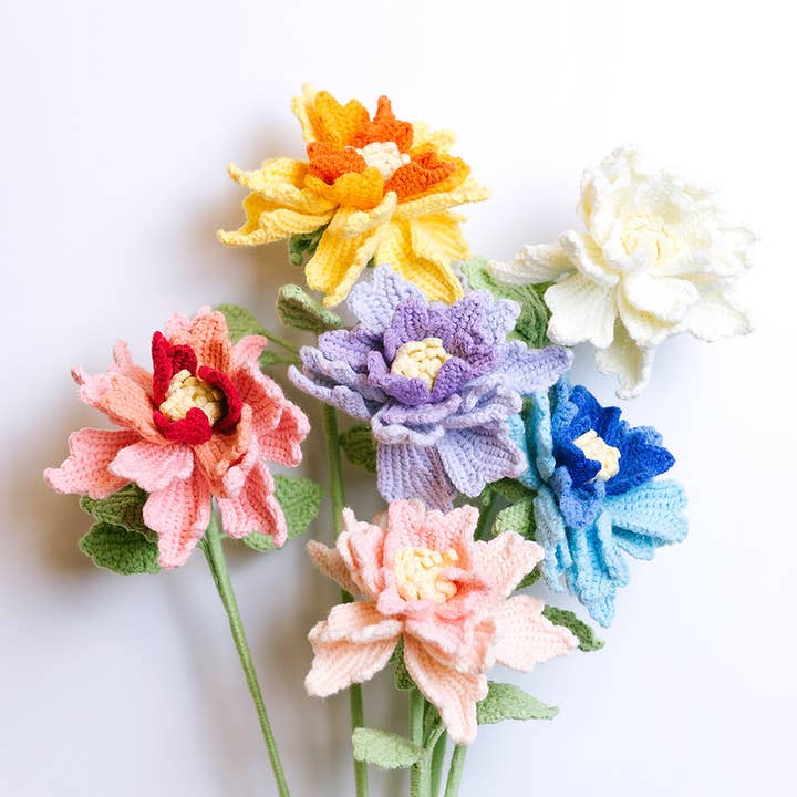 The Way to You - Wholesale Artificial flowers - Handmade Crochet Flower- Rose de Couture2