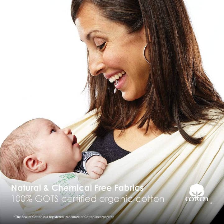 Baby K’tan Organic Baby Carrier - Natural for wholesale on Faire