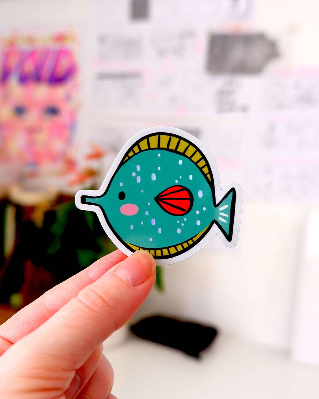 Bronagh Lee - Vendita all'ingrosso Adesivo - Adesivo olografico a forma di pesce