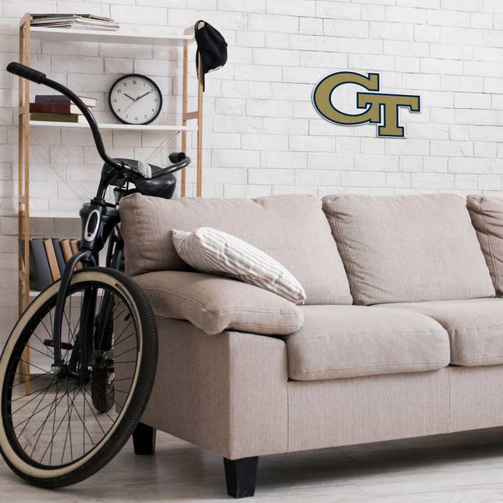 Rico Industries - Wholesale Sign - NCAA Georgia Tech Yellow Jackets - GT Shape Cut Pennant2