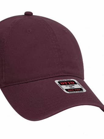 OTTO CAP 6 Panel Low Profile Dad Hat for wholesale by Print The Dream
