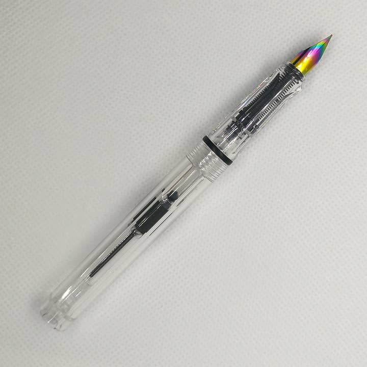 Clear Demonstrator Fude/Stub Nib/Rainbow Nib Fountain Pen and other Purchase Wholesale fountain pen. Free Returns & Net 60 Terms on Faire trending on Faire.
