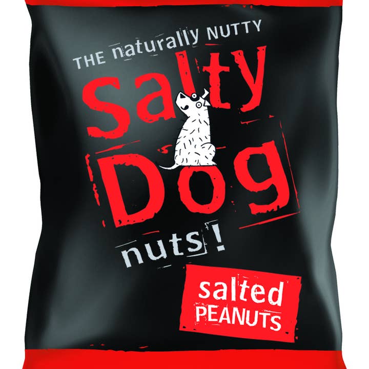 Salty Dog Brands Ltd – wholesale Nuts – Salty Dog, Salted Peanuts 24 x 45g (pub card)