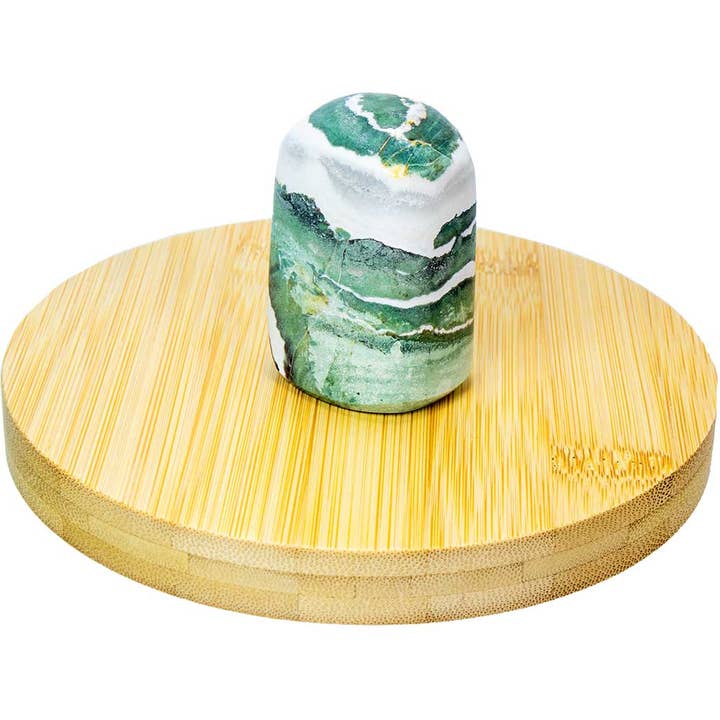 Kheops International - Wholesale Spiritual Stone/Crystal - Freeform Standing Polished - Green Sardonyx (Each)1