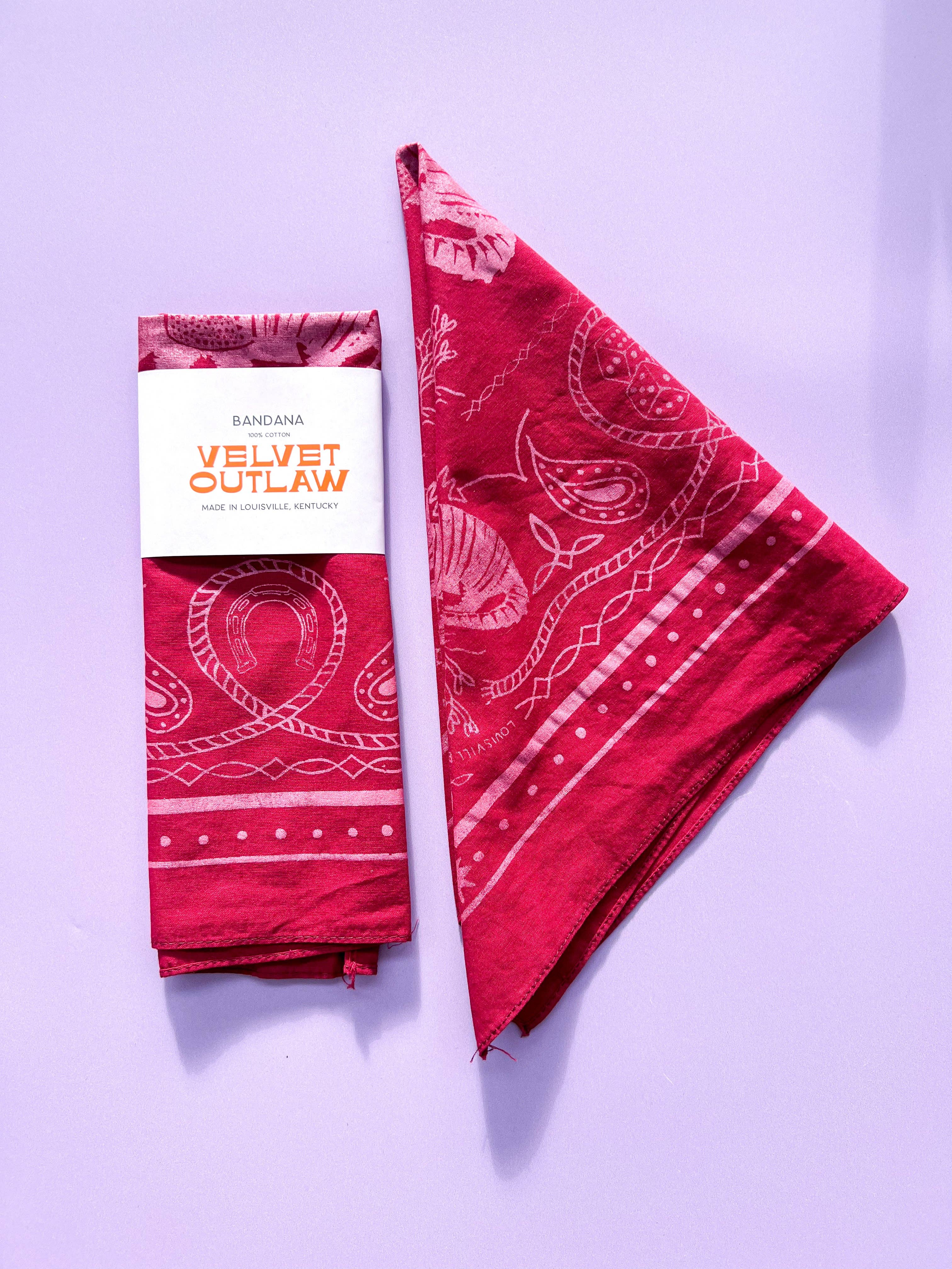 Velvet Outlaw - Wholesale Bandana - Unisex - Armadillo Cotton Bandana - Multiple Colors3