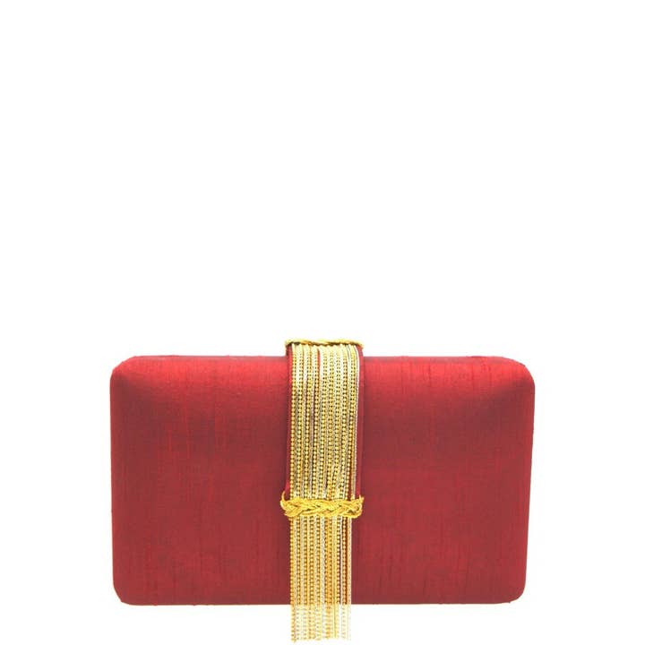 Pochette Ruby Fringe per la vendita all'ingrosso da parte di Simitri