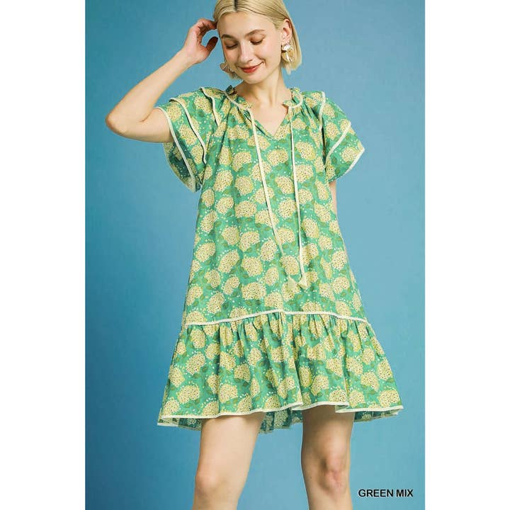 STYLE USA - Wholesale Dress - Women's - Floral Tiered Dress10