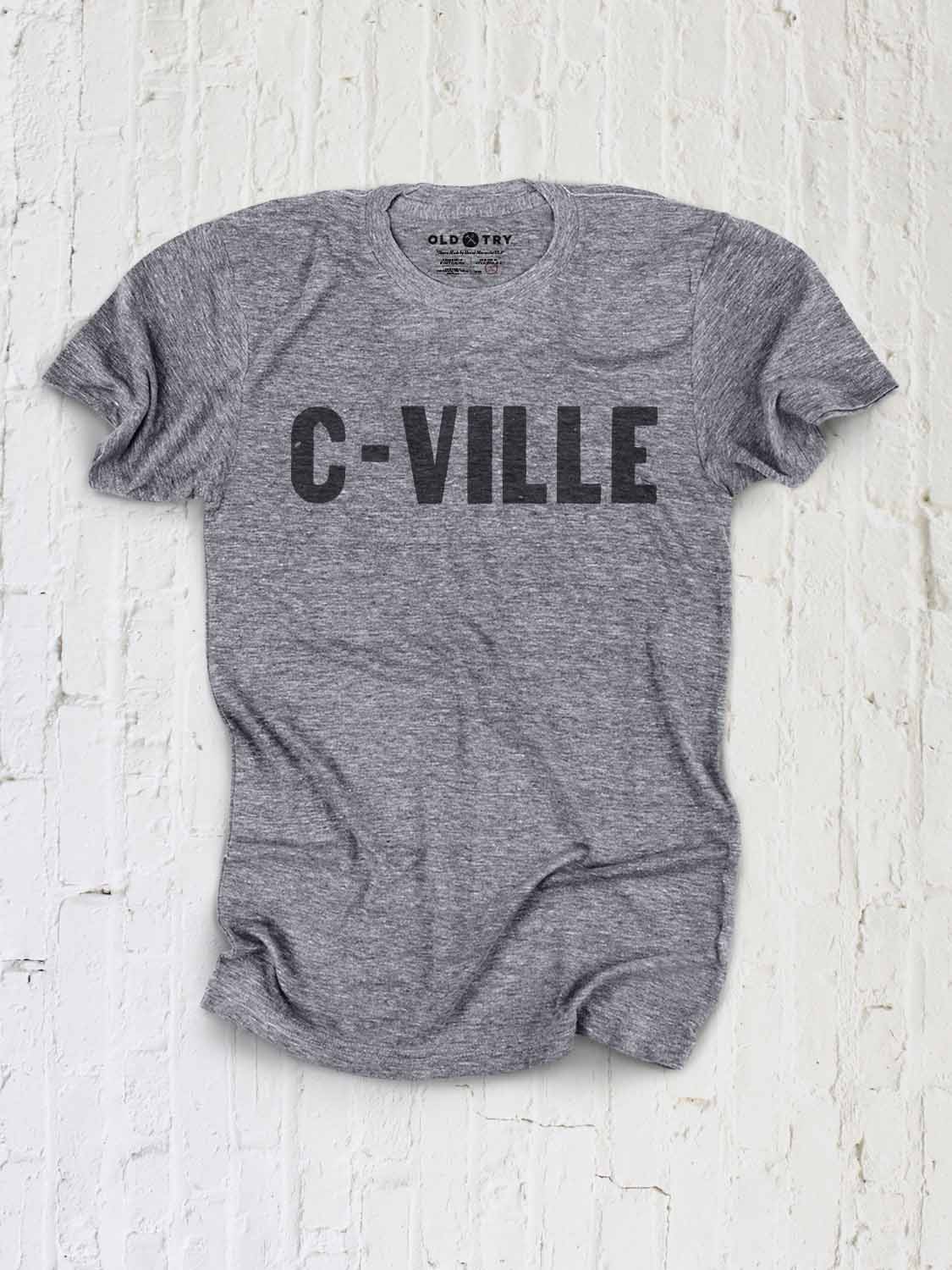 Old Try - Wholesale Screen Printed T-Shirt - Unisex - Charlottesville2