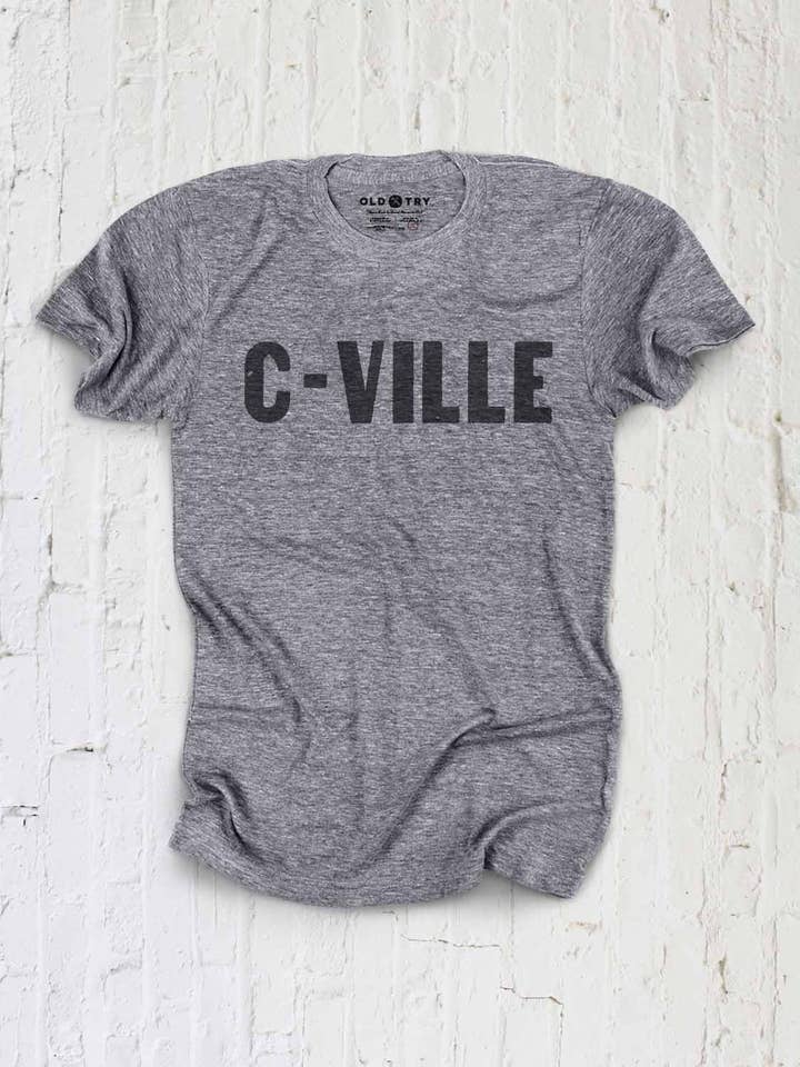 Old Try - Wholesale Screen Printed T-Shirt - Unisex - Charlottesville2