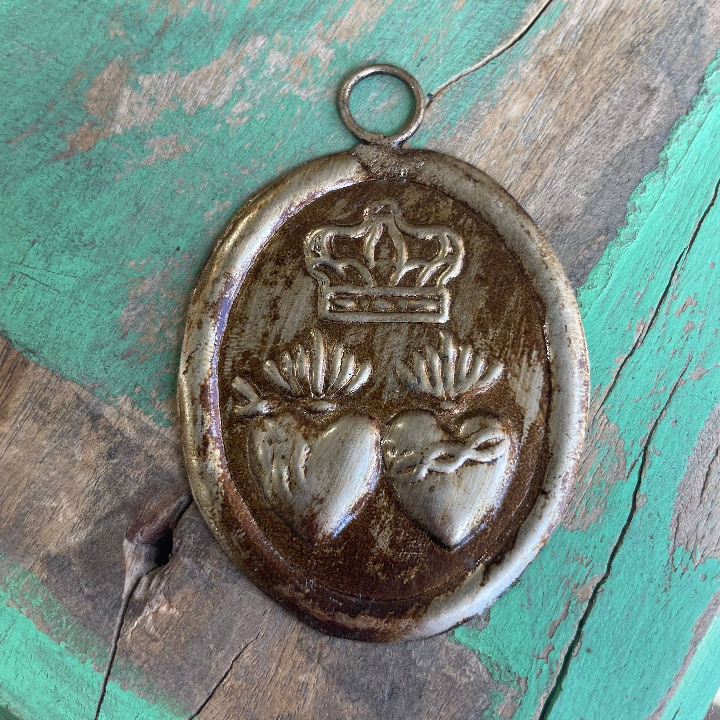 Love and Honor Jesus LLC – Pendente/pingente individual por atacado – Medalhões de latão8