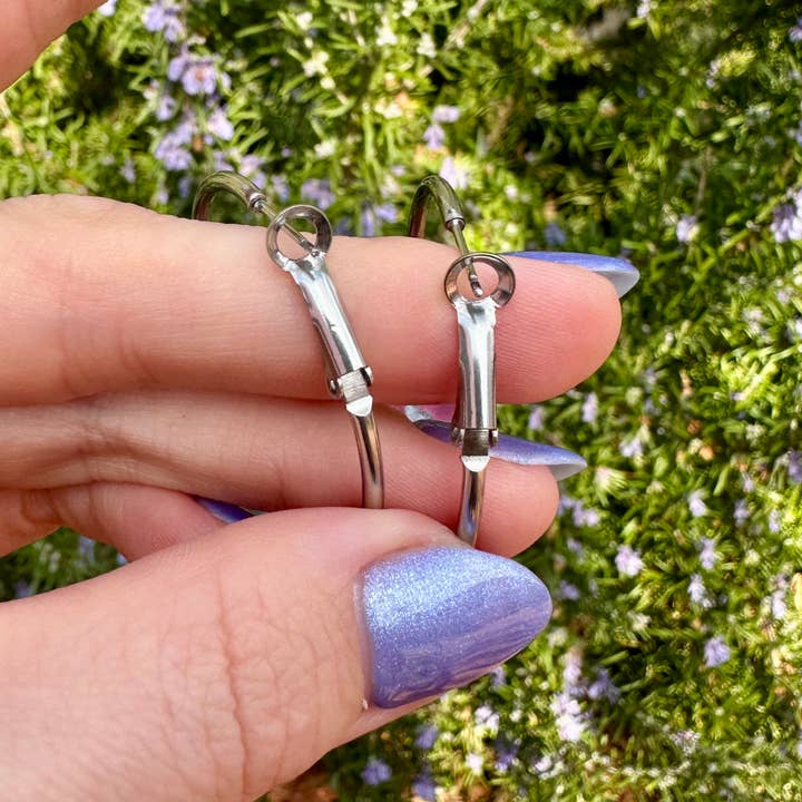 Foolish Fetish - Wholesale Hoop Earrings - Love's A Gamble Dice Hoops Earrings : Various Colors5