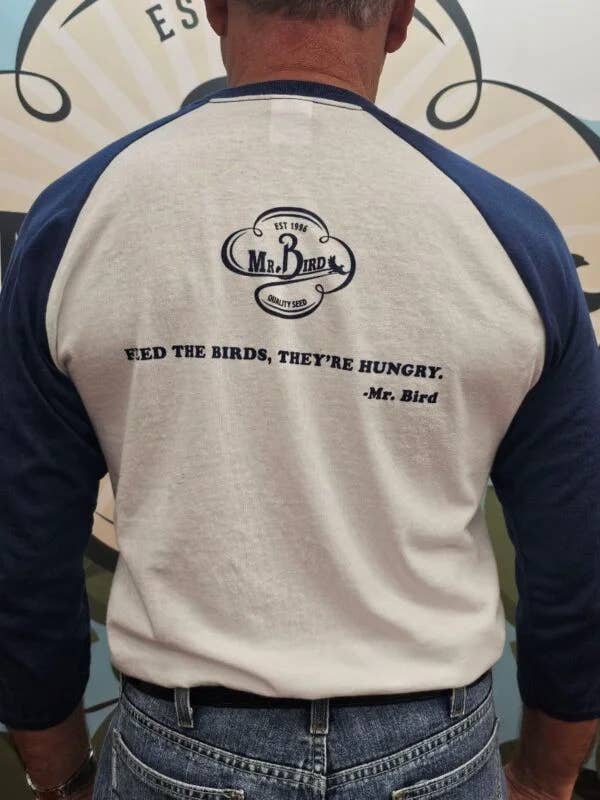 Mr Bird - Wholesale Screen Printed T-Shirt - Men's - "I Like Birds" Mr. Bird Shirt1