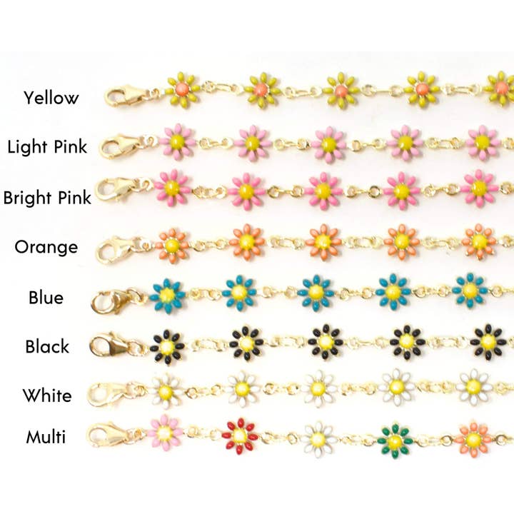 Crafts & Love - Wholesale Pendant/Charm Necklace - Flower Power Necklace