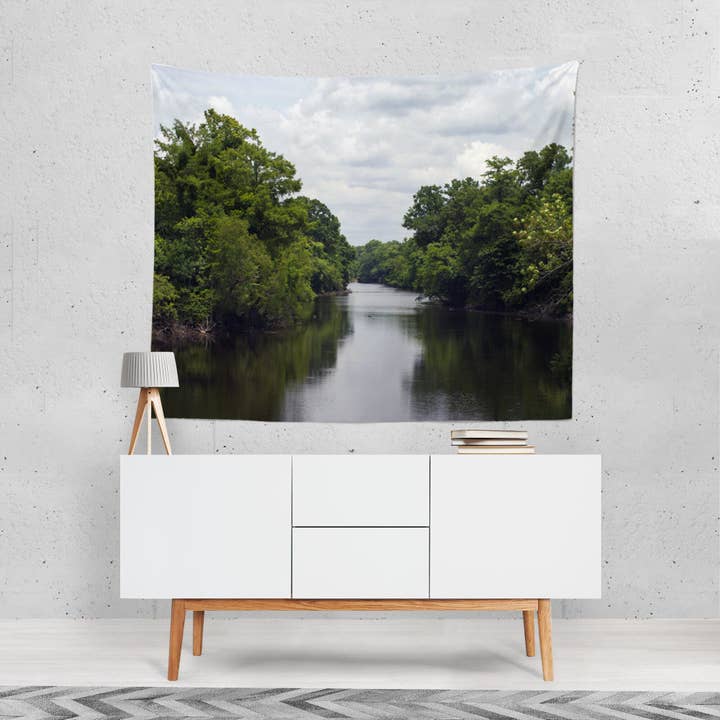 Louisiana Bayou River Vägg Tapestry för wholesale av lostkatphoto