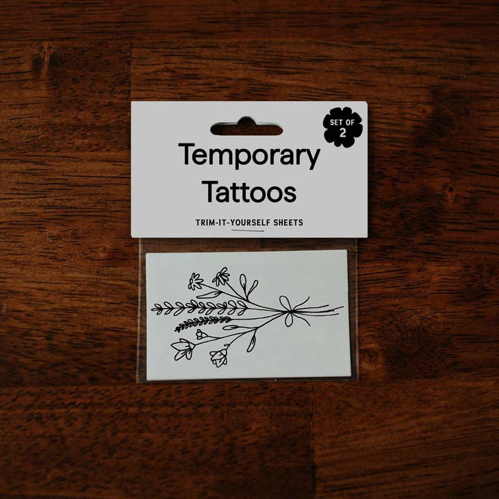 Saint Tattoos - Wholesale Temporary Tattoo - Garden Stems Temporary Tattoos3