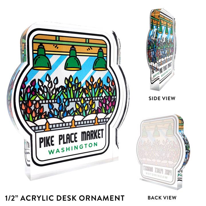 Morris Magnets – wholesale Decorative tabletop object – Desk Ornament - Milwaukee WI Retro Skyline