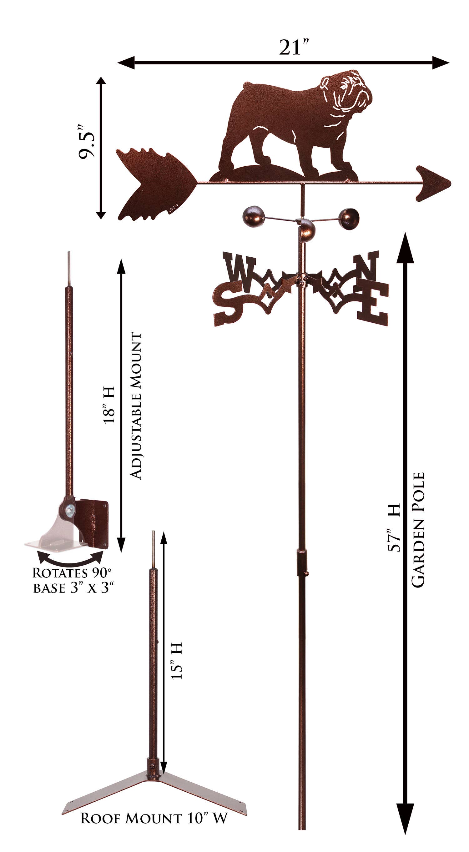 SWEN Products - Wholesale Windspinner/windspel - ENGELS BULLDOG Windwijzer4