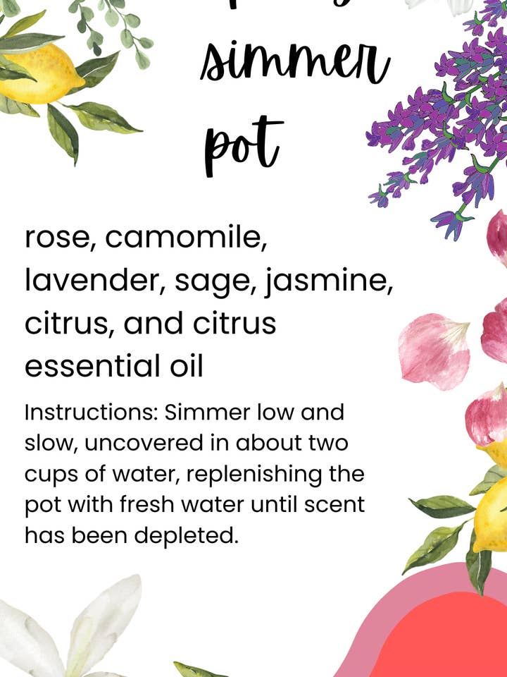 Spring Simmer Pot (Potpourri, Home Fragrance) for wholesale by Bruno’s Bowl