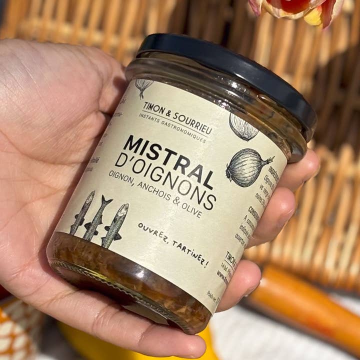 MISTRAL OF ONIONS (spreadable in the style of pissaladière) 170g for wholesale by Timon et Sourrieu