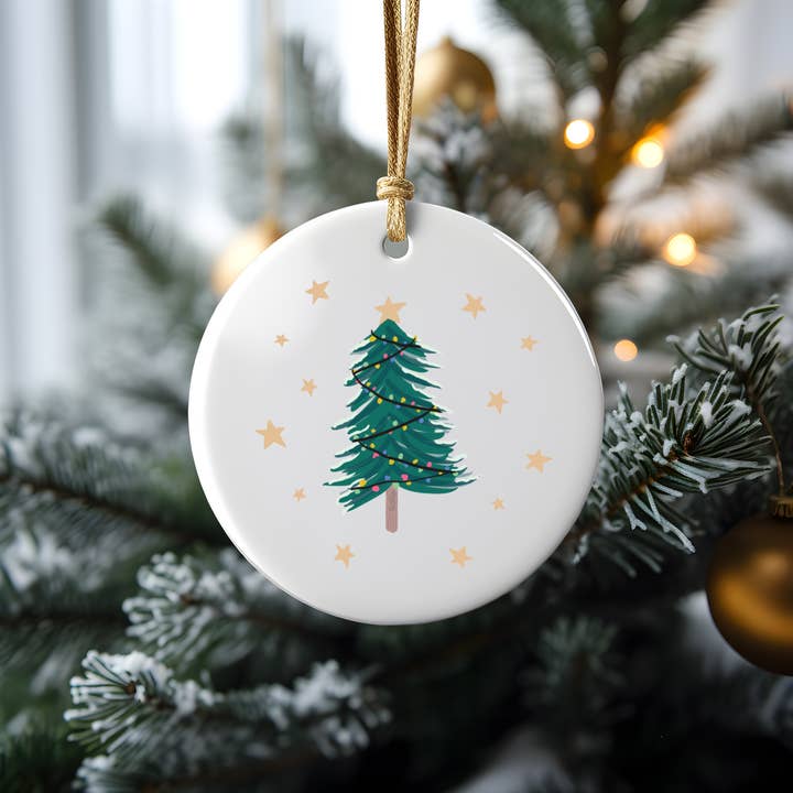 Christmas Tree Ceramic Bauble for wholesale by Frame Your World Shop