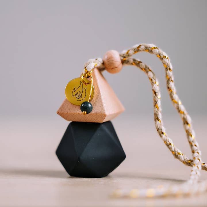 Patience + Bloodstone Car Diffuser for wholesale by Spark & Stone Co
