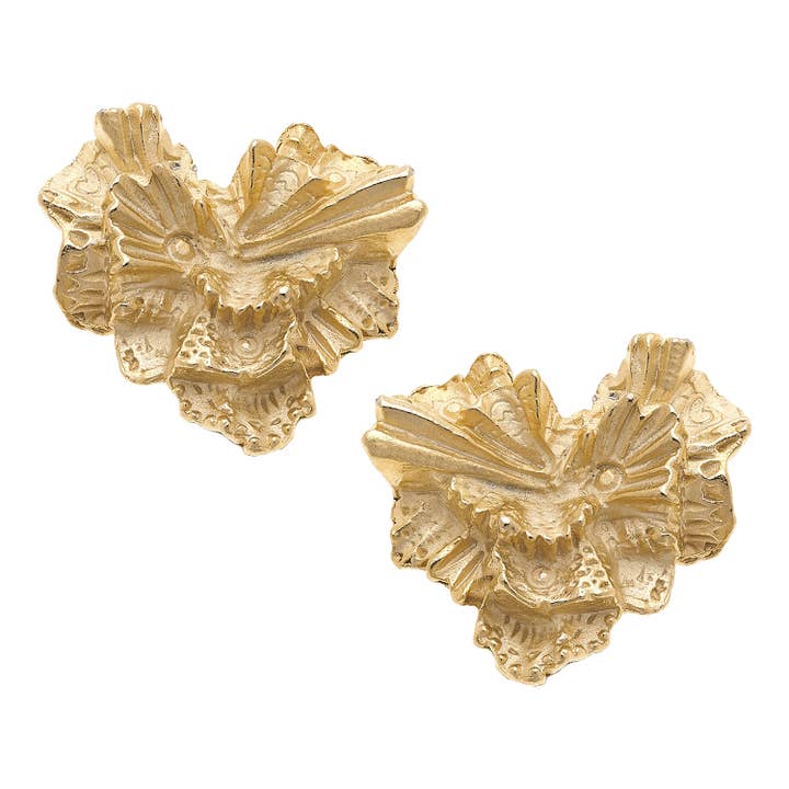 Mila Heart Studs for wholesale by Susan Shaw