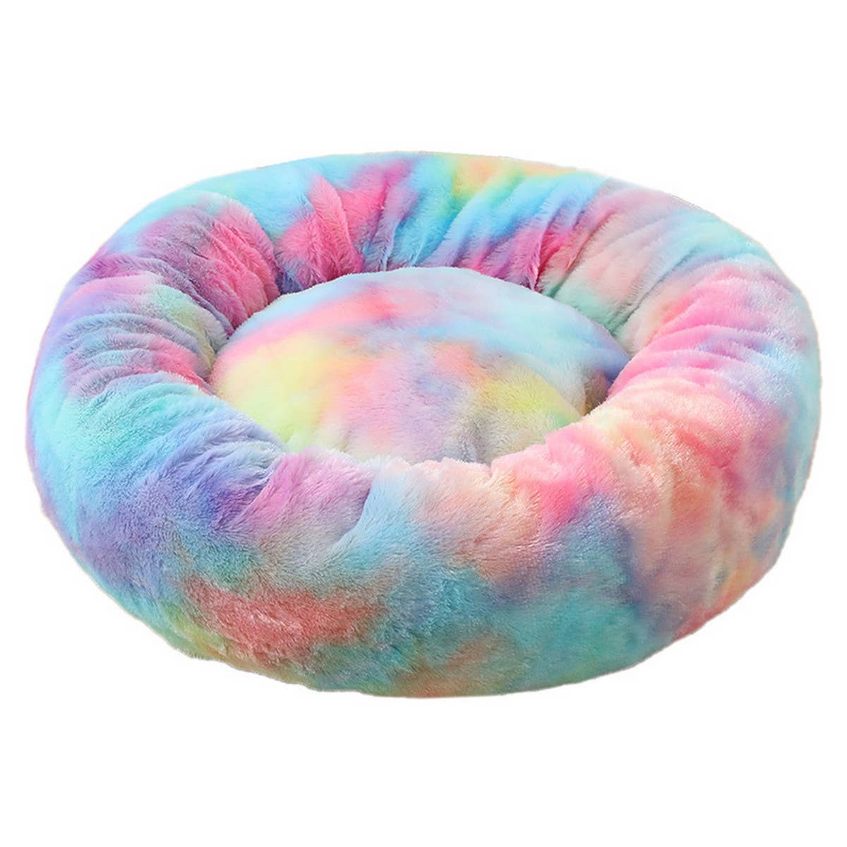 PAWPAWwholesale - Wholesale Pet Bed - Cat/Dog - Fluffy Donut Cat Bed – Plush & Cozy Pet Cushion_CWMM527920