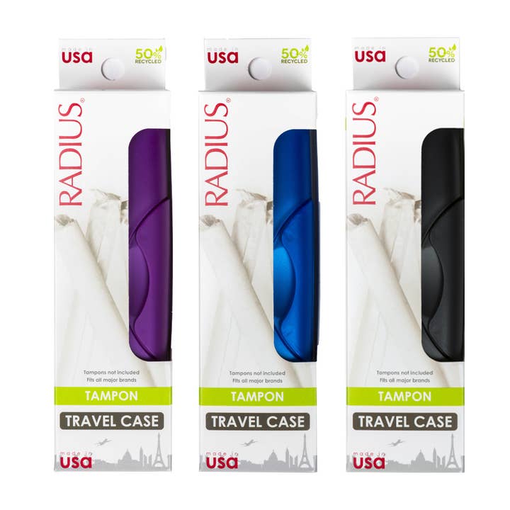 RADIUS – Großhandel Tampons – Tampon - Reisetasche in voller Größe