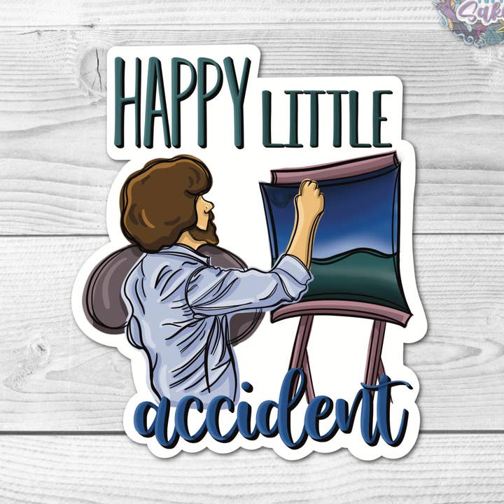 Joyeux petit accident pour la vente par For Art Sake Stickers