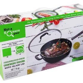 Gourmet Edge - Wholesale Pan - Not A Square Pan - 12"/5Qt Nonstick Extra Deep Chicken Fryer