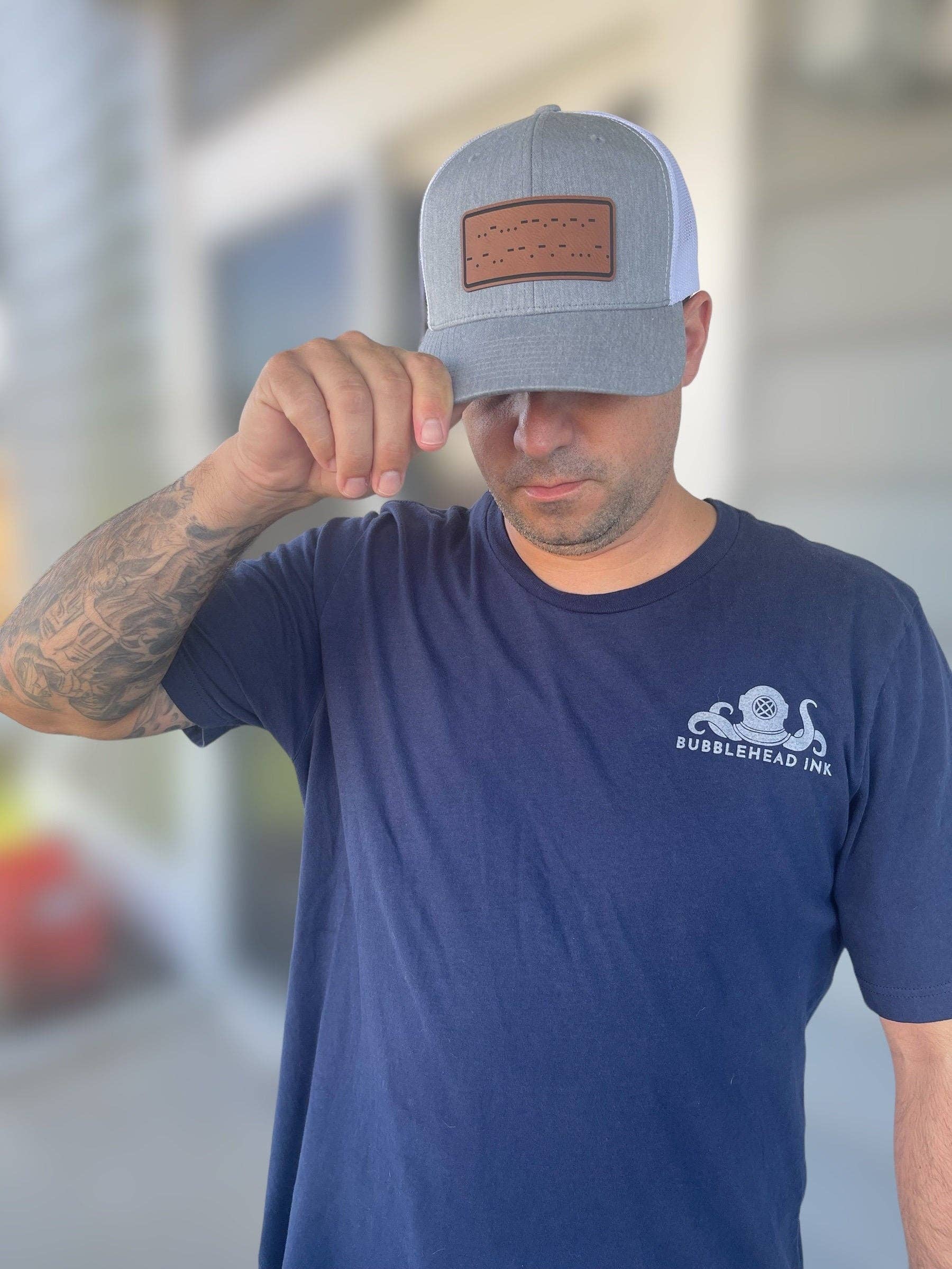 BUBBLEHEAD INK - Wholesale Trucker Hat - Unisex - Fuck Cancer Morse Code Trucker Hat3