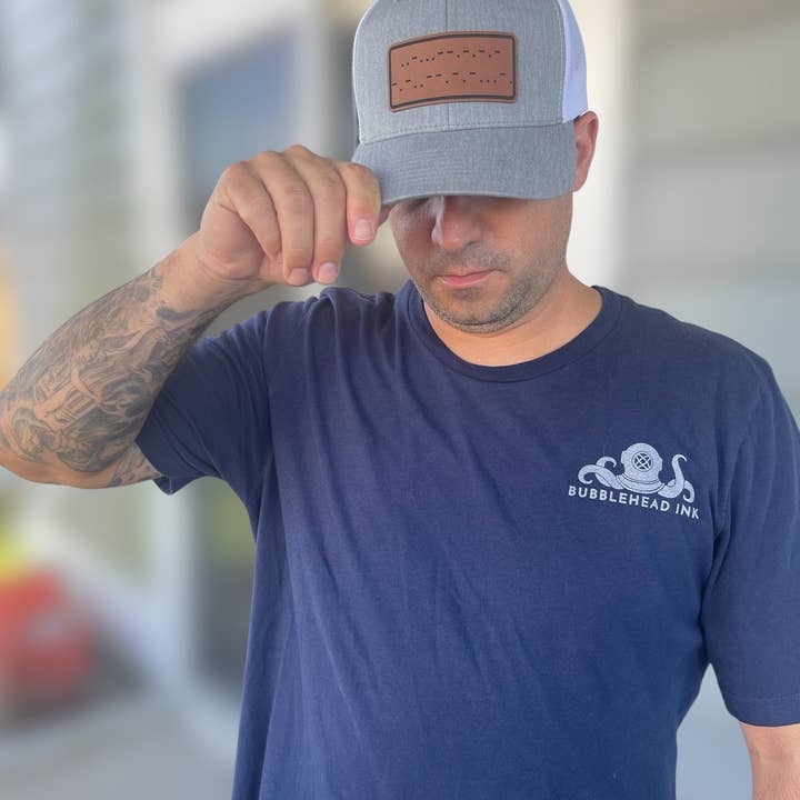 BUBBLEHEAD INK - Wholesale Trucker Hat - Unisex - Fuck Cancer Morse Code Trucker Hat3