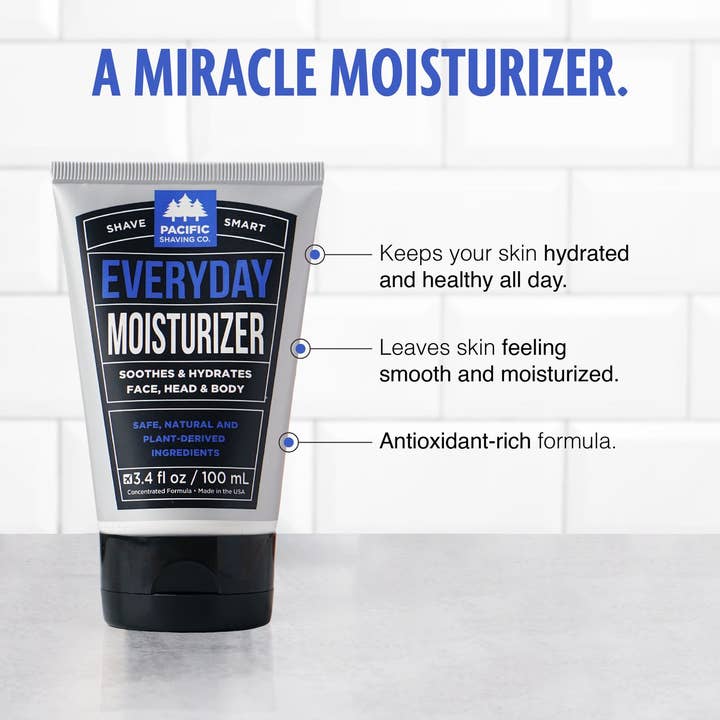 Everyday Moisturizer (3.4oz) for wholesale by Pacific Shaving Company
