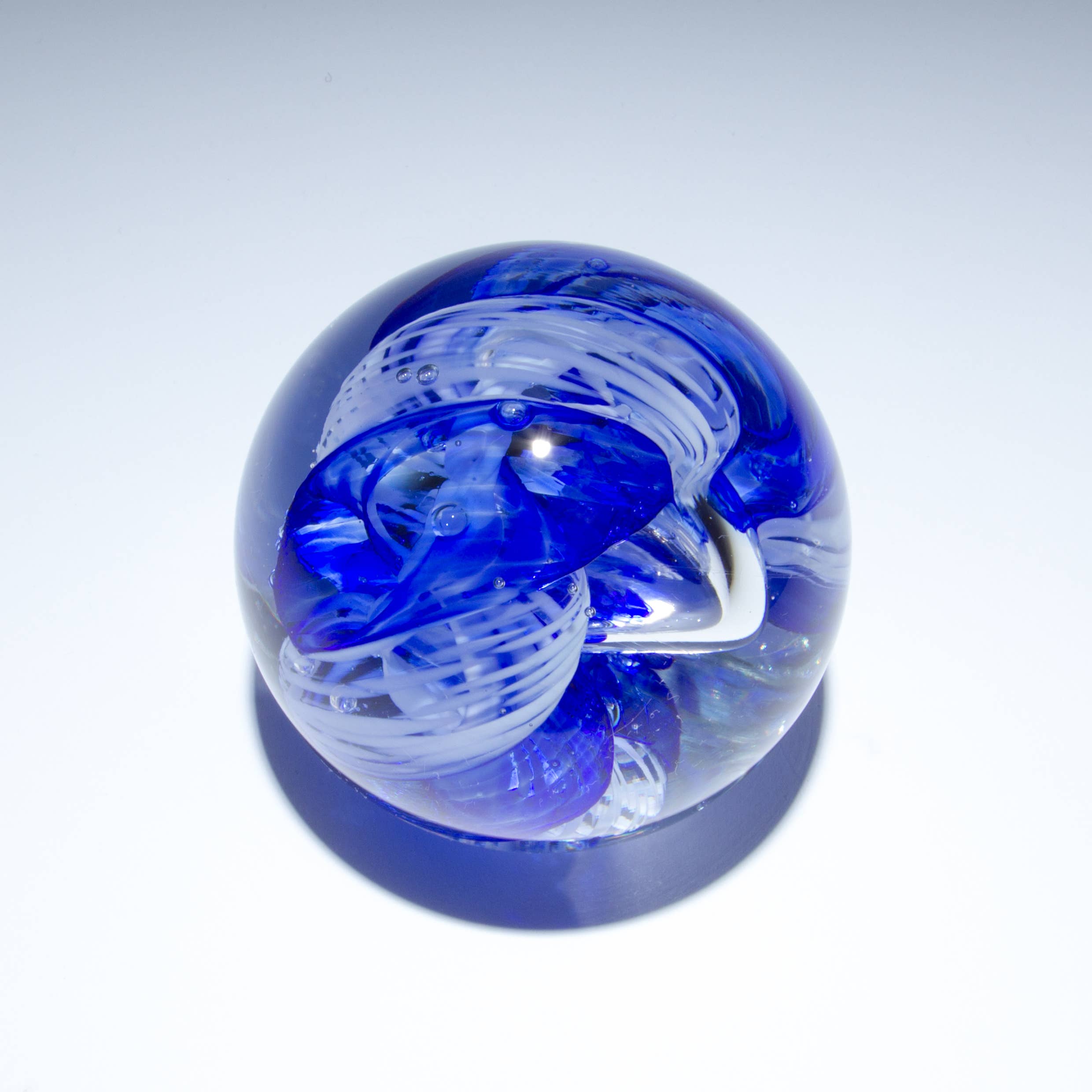 epiphany studios – wholesale Paper weight – Circle of Life Paperweight - Royal Blue/Wisdom1