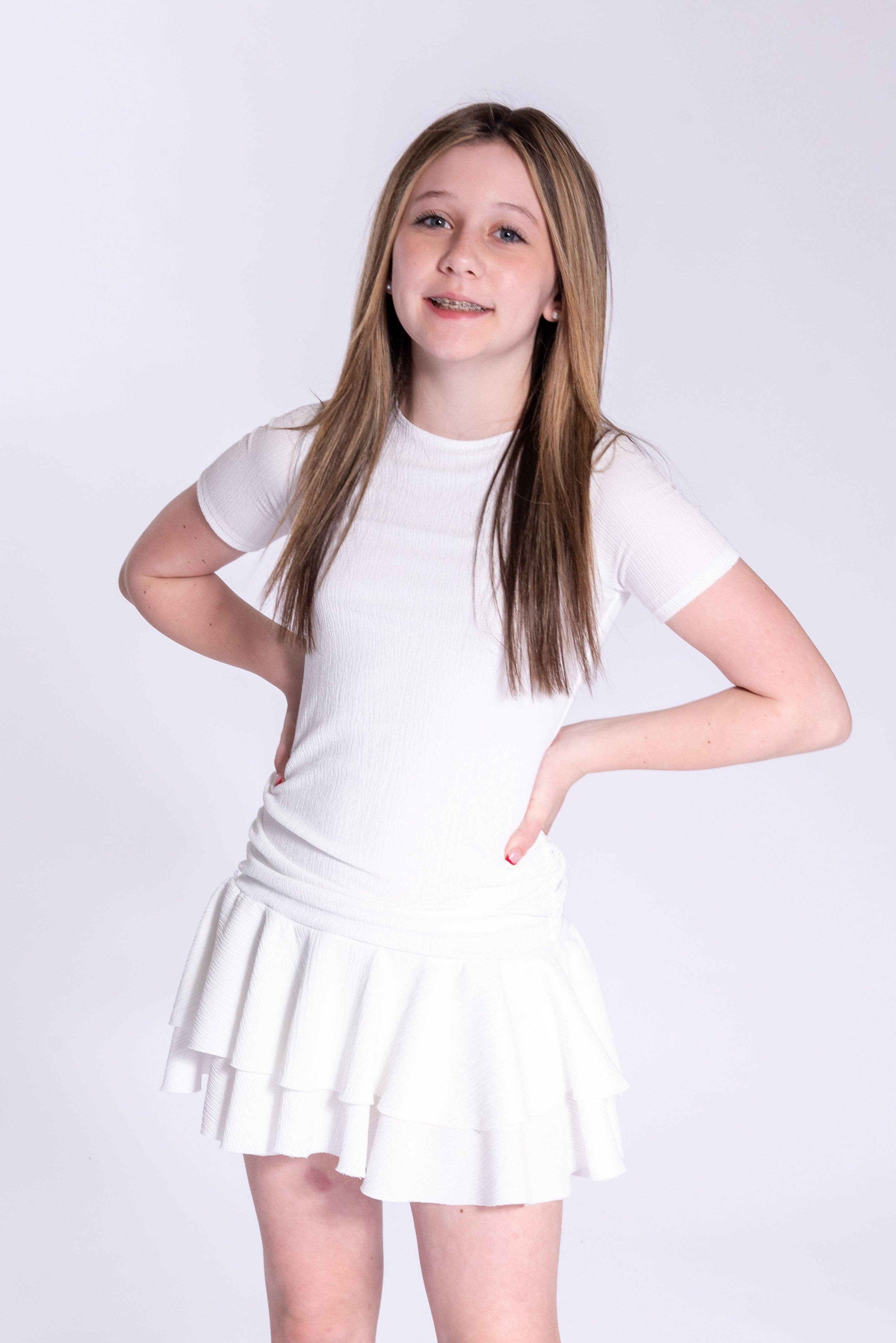 Cheryl Creations Kids - Vente Robe – enfant - Robe à volants Charlotte pour filles1