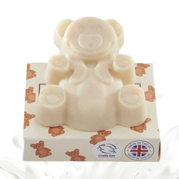 Goats Milk Soap Bar (Teddy Shape) 100% NATURAL for wholesale by Goats Of the Gorge Skin Cosmetics