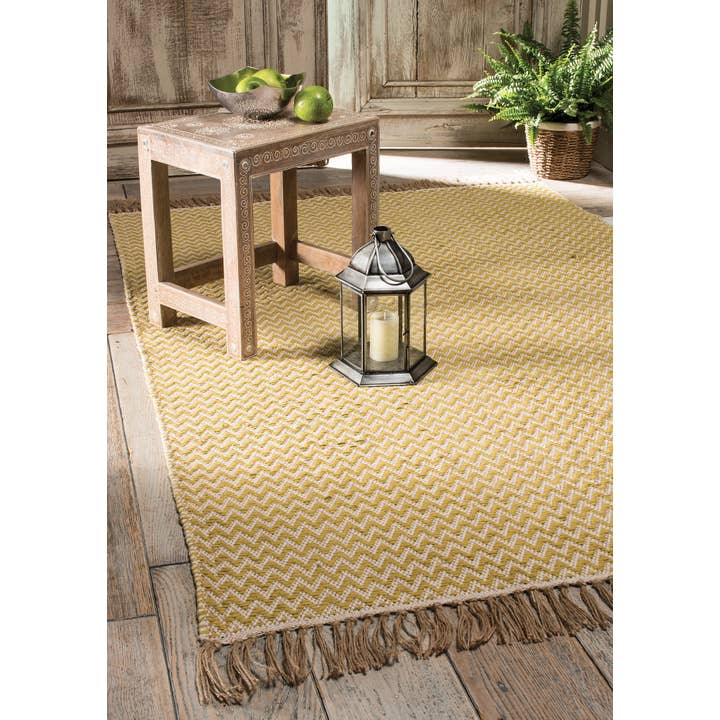 Namaste - Wholesale Area Rug - Zigzag Weave Cotton Handloom Rug 120 X 180cm2