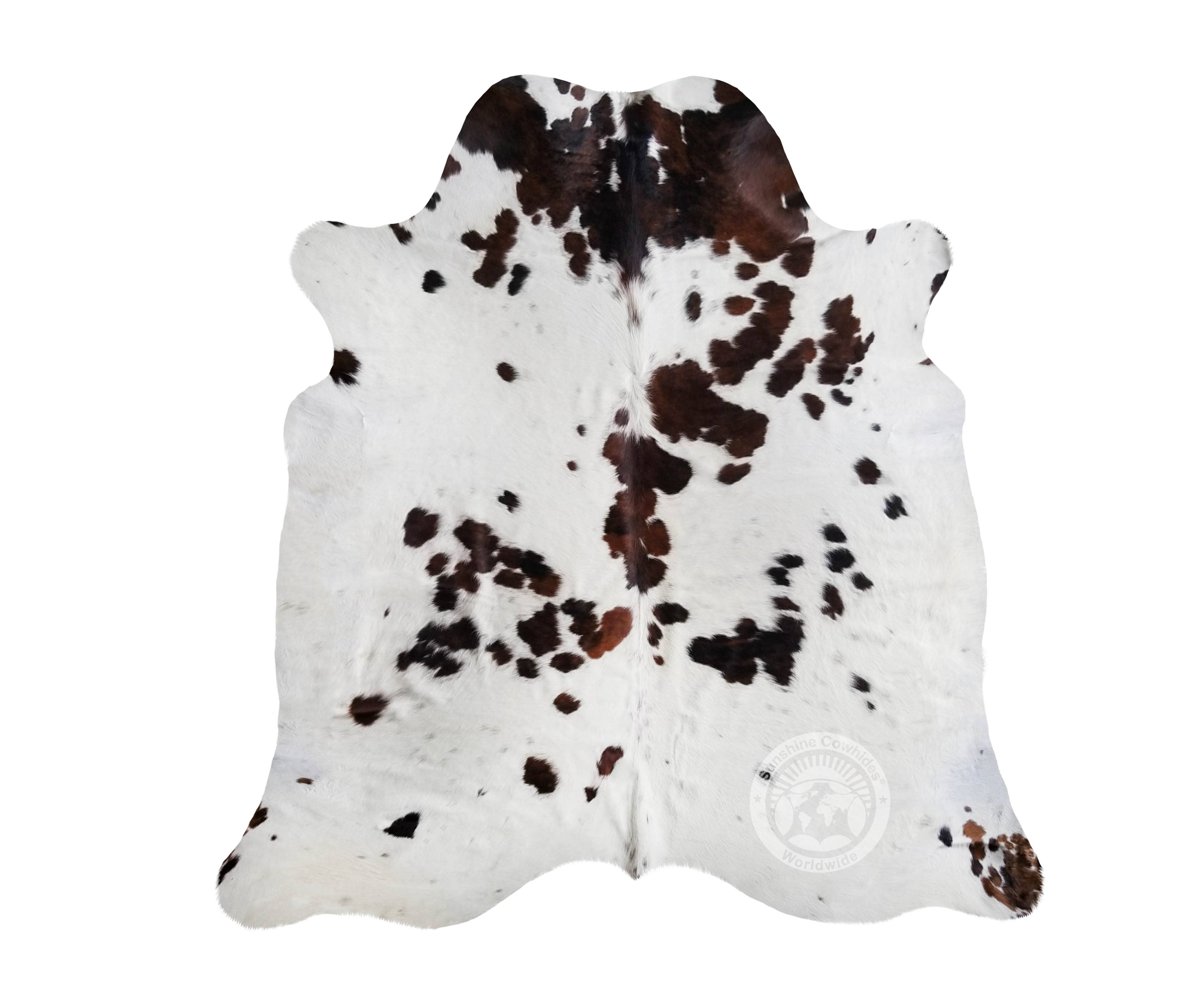 Sunshine Cowhides - Wholesale Area Rug - Tricolor Mix XL/L Cowhides3