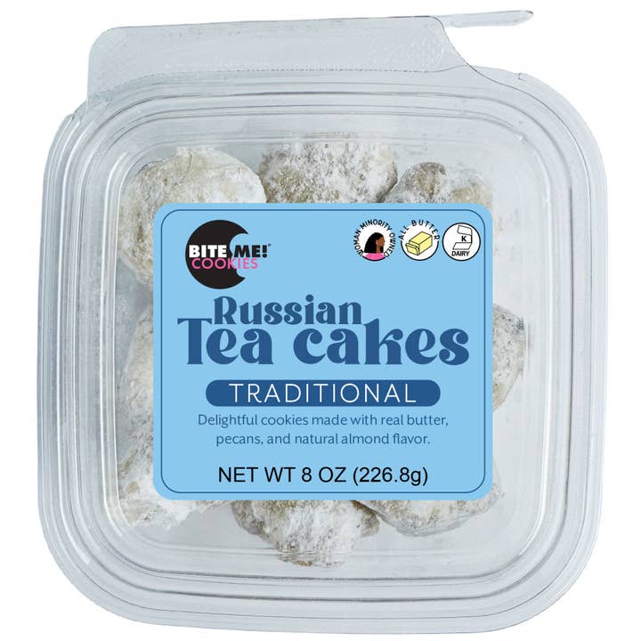 Bite Me Cookies - Wholesale Cookie - Traditional Russian Tea Cakes