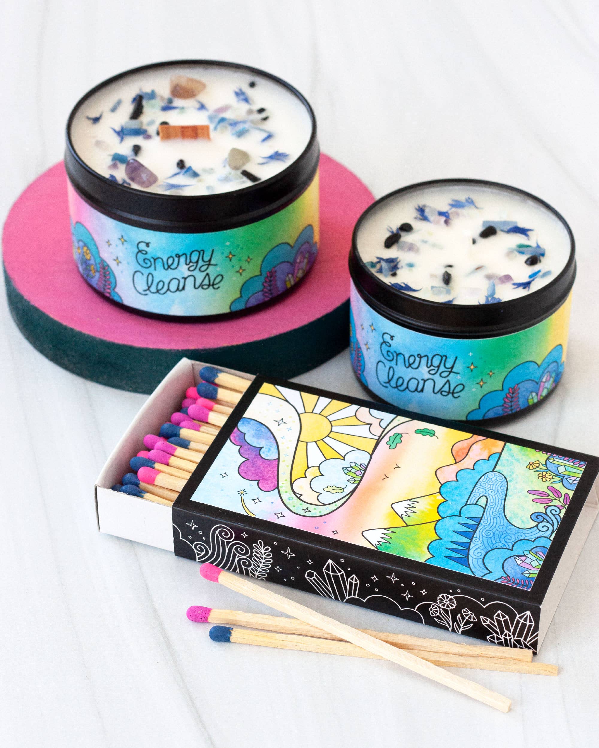 Rachel Beyer - Vente Allumettes - Purification Énergétique - Boîte d'Allumettes Artistique Deluxe3