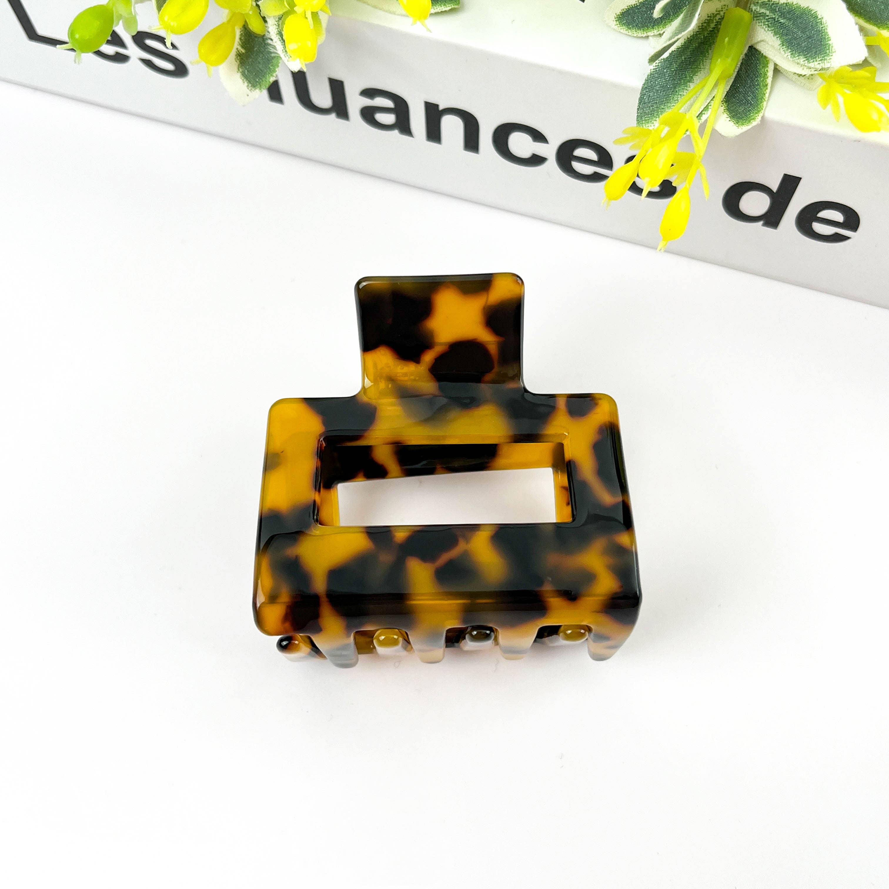 TheDivaSoap - Wholesale Hair Clip - Women's - Square Acetate Hair Clip, Spring and Autumn Claw Clip13