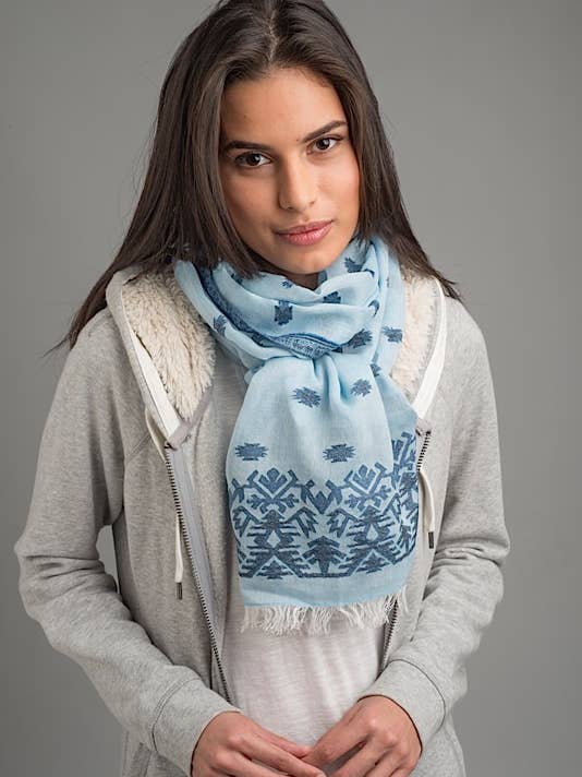 SCANDINAVIA SCARF - 100% COTTON for wholesale by DIWALI PARIS