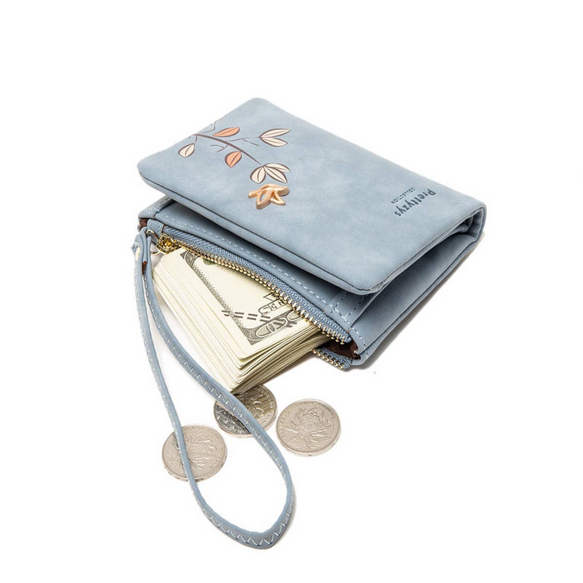 ACCITY - Wholesale Wallet - Women's - SHORT MATTE PRINT VINTAGE WALLET_CWAB23226