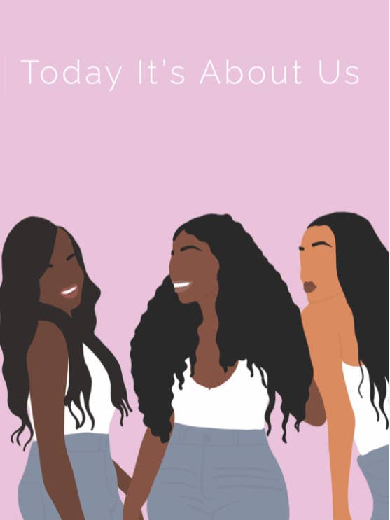 Galentine's Day-Today C'est à propos de nous pour la vente par The Candidly Speaking