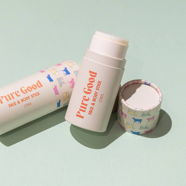Pure Good - Wholesale Body Balm/Butter - Face & Body Tallow Stick - Hydration and vitamin C for your skin.1