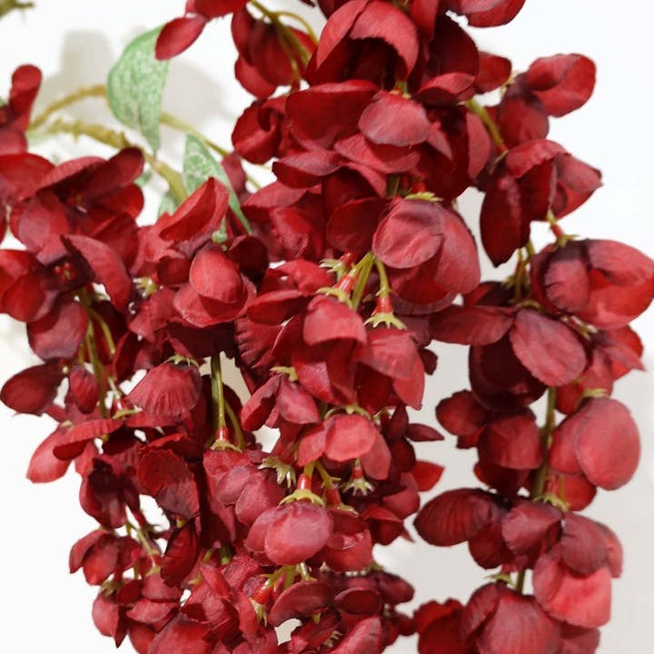 Sweet Home Deco - Wholesale Artificial Flowers - 43'' Silk Wisteria Artificial Flower Spray, Hanging Flowers