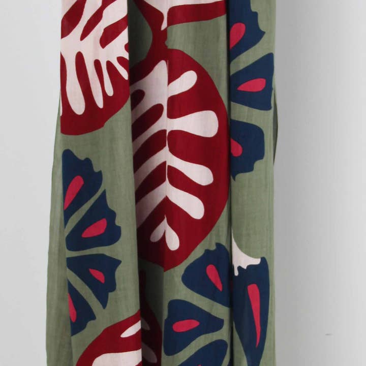 Les Belles Vagabondes - Wholesale Head Scarf - Women's - Ecuador Kaki Organic Cotton Scarf