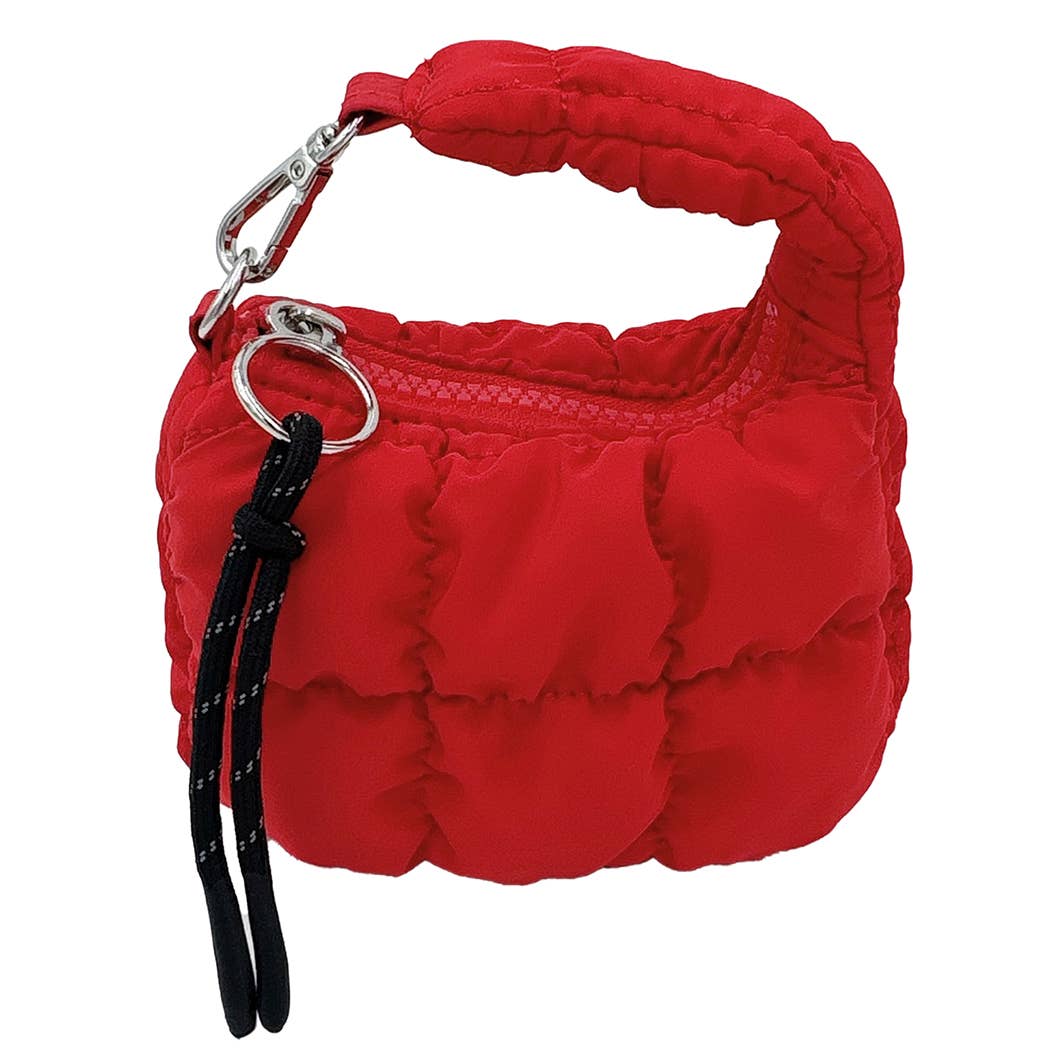 Fashion City – Porta-chaves - Mulher por atacado – Porta-chaves com Bolsa Acolchoada Miniatura17