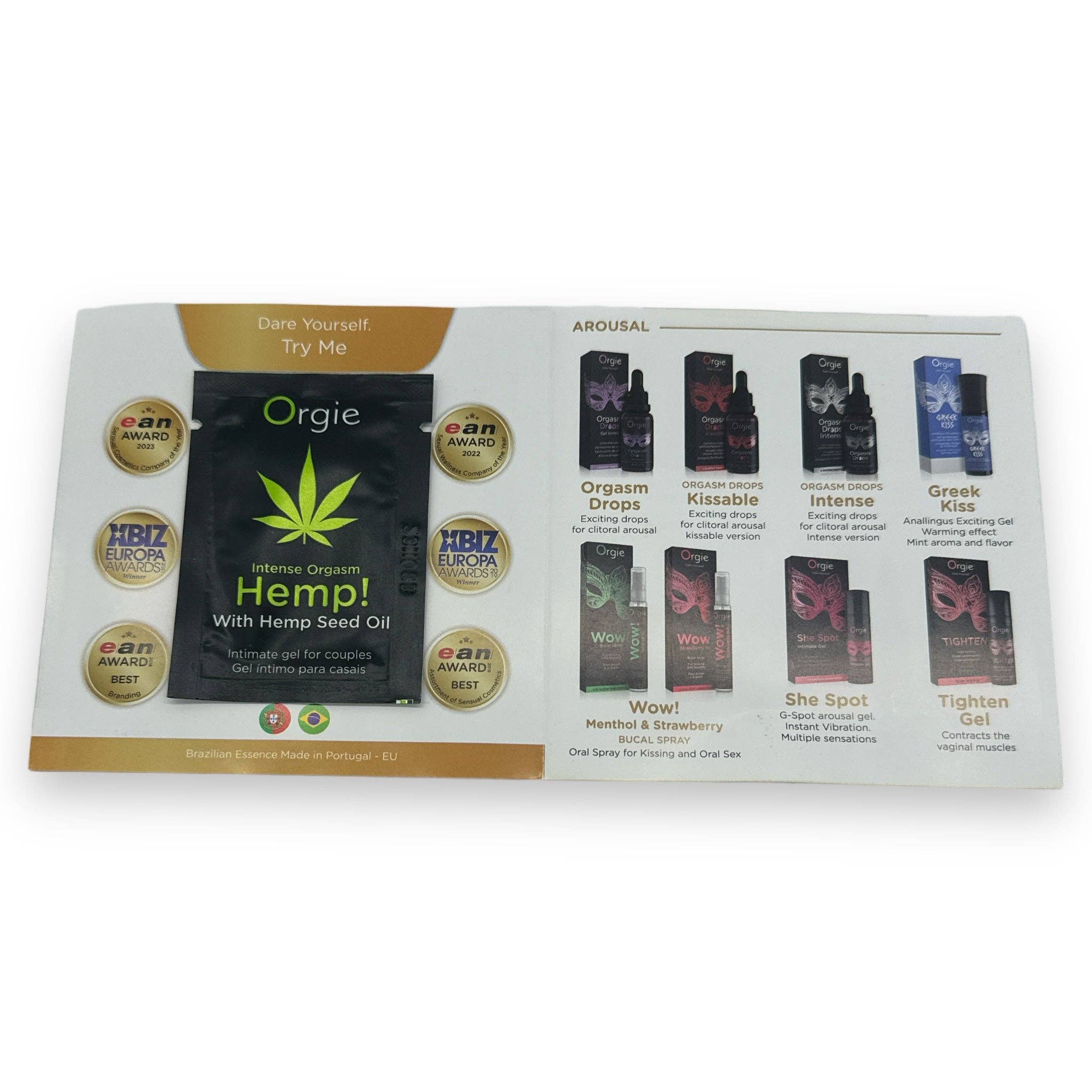 Kinky Pleasure - Wholesale Personal Lubricant - Orgie - Lubricant - Sample Bag - 5ml1